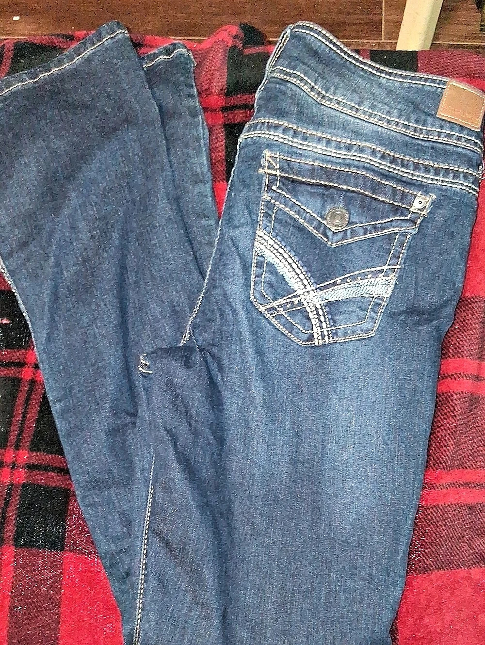 WallFlower The Luscious Curvy Skinny Jeans Blue Size 9 REG